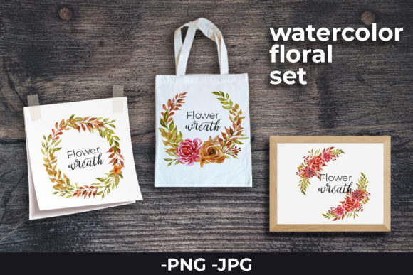Autumn Watercolor Floral Wreath Set Review: Real-World Design Insights