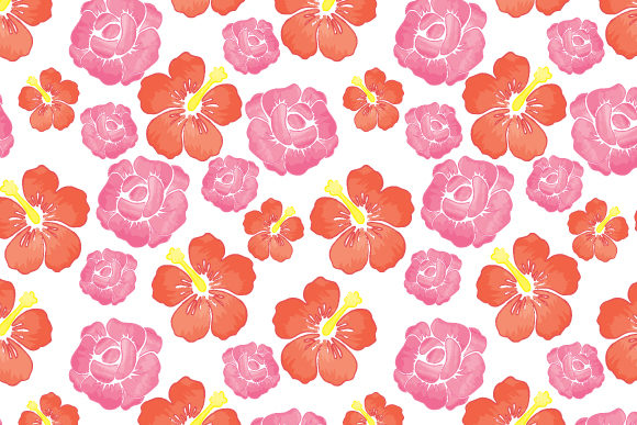 Flower with Watercolor Seamless Pattern: A Versatile Design Asset for Creative Publishers