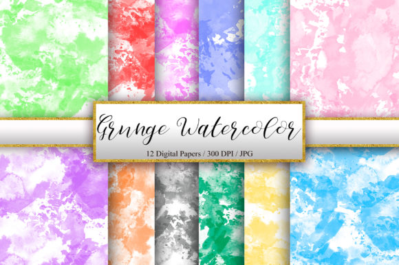Grunge Watercolor Texture Background
