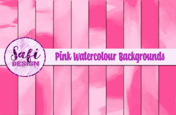 Pink Watercolour Digital Papers: A Brand Designer’s Take on Backgrounds for Local Businesses