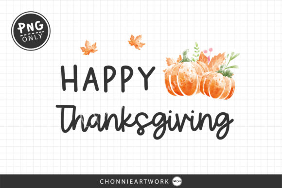 Sublimation Happy Thanksgiving Watercolor Print Templates