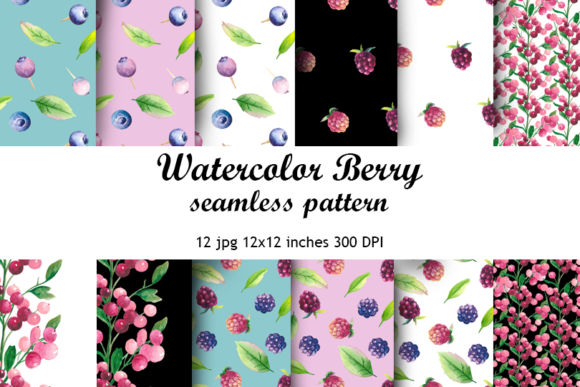 Watercolor Berry Seamless Pattern Review for Real Projects