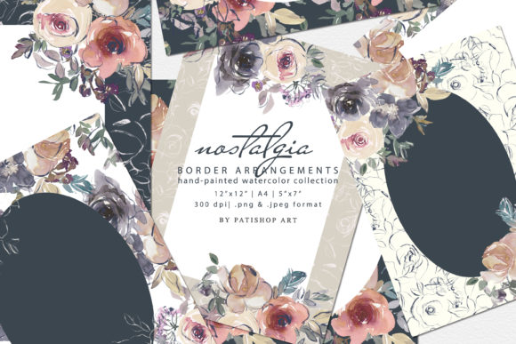 Watercolor Floral Backgrounds for Modern Branding and Content Creation