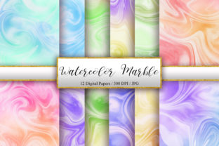 Watercolor Marble Background