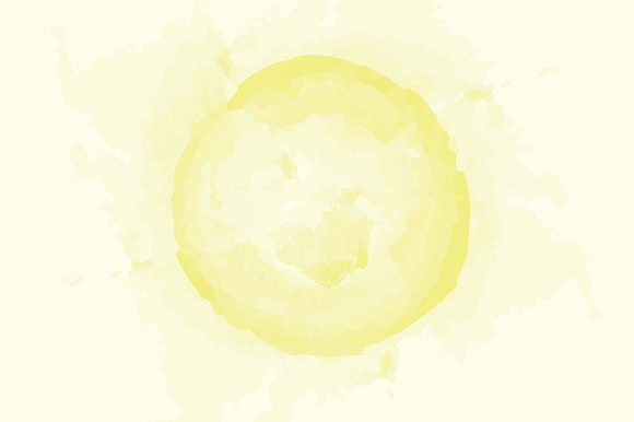 Watercolor Shapes Yellow: A Versatile Background for Creative Content