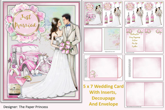 Watercolour Wedding Card Making Kit and Crafts